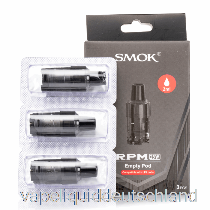 Smok Rpm 25 Ersatz-Pods, 2 Ml, Nachfüllbare Pods, Vape-Flüssigkeit